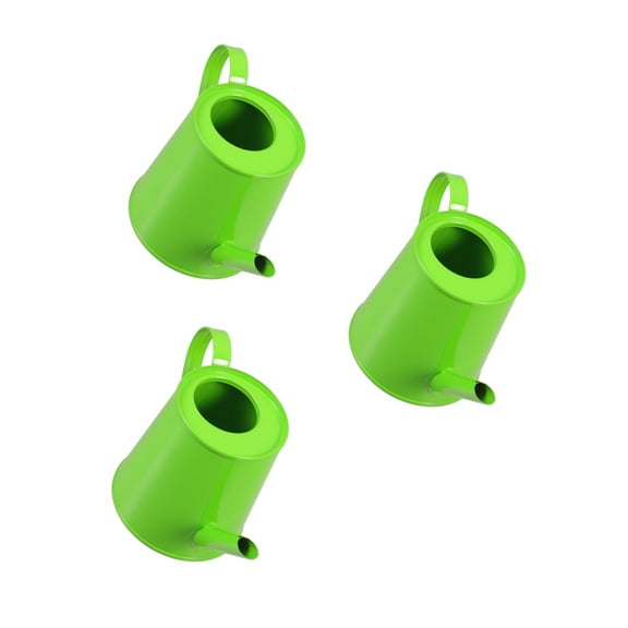 FRCOLOR 3pcs Watering Can Watering Can Watering Pot Long Spout Water Can for Kids Bonsai Garden Flower ( Green )