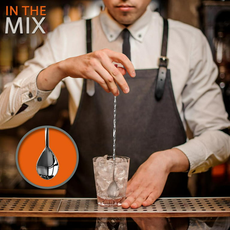 Mixology Bartender Cocktail Shaker Set - 15 & 30 oz Stainless Steel  Cocktail Bar Set Mix Drink Shaker Kit - Essentials Martini Making Kit Drink  Mixing