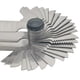 thumbnail image 3 of Speravity Medidor de rosca plegable de 55/60 grados, tornillo de diente de engranaje portátil de acero inoxidable, medidor de paso, herramienta Medidores de medidas dimensionales, 3 of 6
