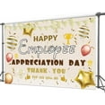thumbnail image 3 of 7x5FT Employee Appreciation Day Banner, Office Celebration Backdrop,Employee Appreciation Happy Birthday Decorations for Backdrop Decorations Banner Photo Booth Props, 3 of 6