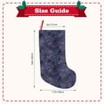 thumbnail image 3 of Lsque Watercolor Indigo Pattern 18 Inch Christmas Stockings, Festive Holiday Stocking for Christmas Decorations Holiday Decor, 3 of 7