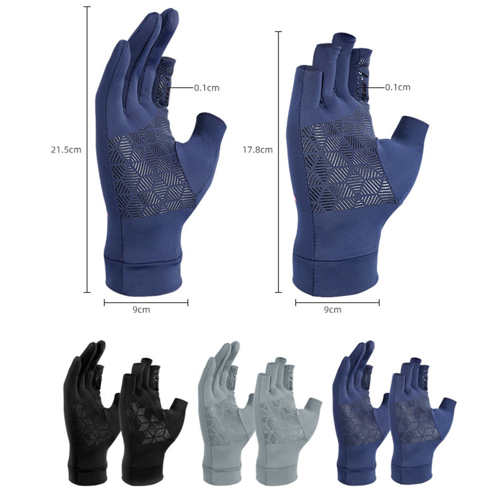 Shenmeida 1 Pair Women Sun Protective Gloves Stage Gloves UV Protection  Summer Sunblock Gloves Touchscreen Gloves for Driving Riding