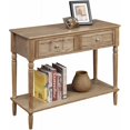 thumbnail image 3 of Pemberly Row Traditional Console Table in Driftwood Caramel Wood, 3 of 8