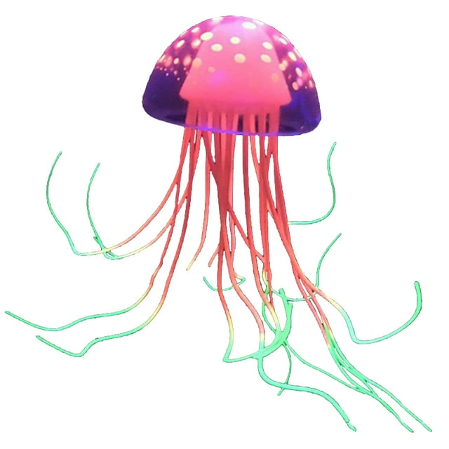 Artificial Jellyfish Realistic Silicone Luminous Jellyfish Fish Tank Decoration