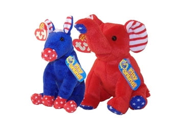 ty beanie babies righty the elephant