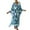 Light Blue, variant on Women's Beach Cover-Up Swimsuit Bikini Outerwear Flowy Long Sleeve Dress Swimsuit Cape Jacket for Summer Poolside Resort Wear,Light Blue One Size