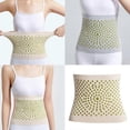thumbnail image 2 of Warm Waistband Self-Heating Wormwoods Back Belt Back Warmer Elastic Heat Belt Kidney Belt Warming Back Support Belt grey XXL, 2 of 5