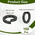 thumbnail image 2 of Split Lock Washer, Spring Lock Washer Stainless Steel Lock Washers Assortment Kit for Screws Bolts 4  100, 2 of 8