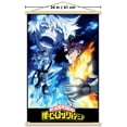 thumbnail image 3 of My Hero Academia: Season 7 - Todoroki vs Dabi Key Art Wall Poster with Magnetic Frame, 22.375" x 34", 3 of 5