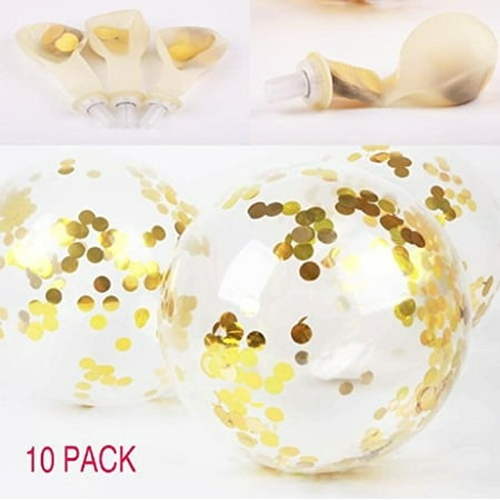 Imphom Balloons Confetti Gold Helium Latex Balloons Decorations For Imphom Balloons Confetti Gold Helium Latex Balloons Decorations For