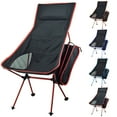 thumbnail image 2 of Bangcool Chaise de Camping Portable Chaise Pliante d'Extérieur Chaise de Pêche avec Sac de Transport, 2 of 10