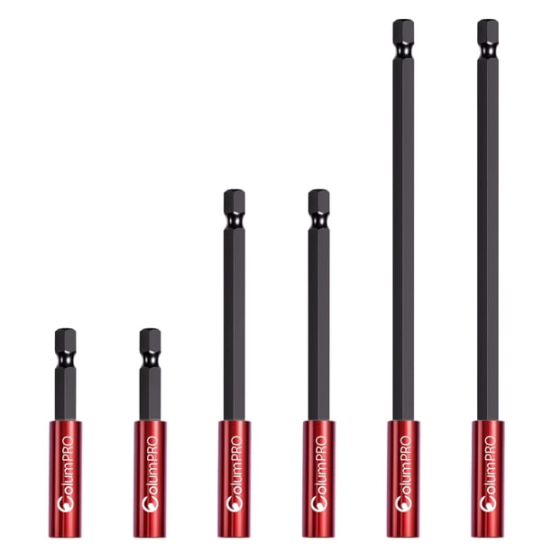 Juego de 6 soportes de extensión magnéticos para brocas ColumPro