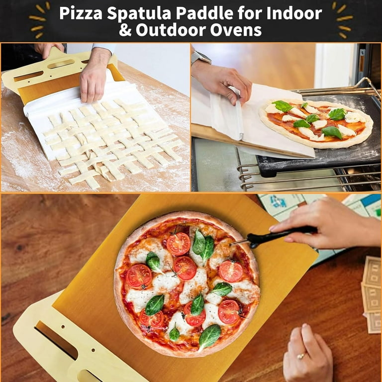 Sliding Pizza Peel, Pala Pizza Scorrevole, The Pizza Peel That Transfers  Pizza Perfectly, Dishwasher Safe Pizza Peel, Pizza Spatula Paddle For Ovens