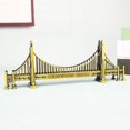 thumbnail image 4 of Maqueta del puente Golden Gate de San Francisco, artesanía en metal, souvenirs turísticos americanos decorativos, 4 of 5