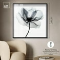 thumbnail image 5 of Midania I Shadowbox Print Blue Floral Art by Art Remedy, Black Frame, 40 x 40, 5 of 7