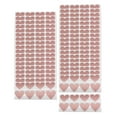 thumbnail image 1 of AMLESO 300 Pack Heart Stickers Self Sticky Scratch Card Stickers for Baby Shower Party Rose Aureate, 1 of 8