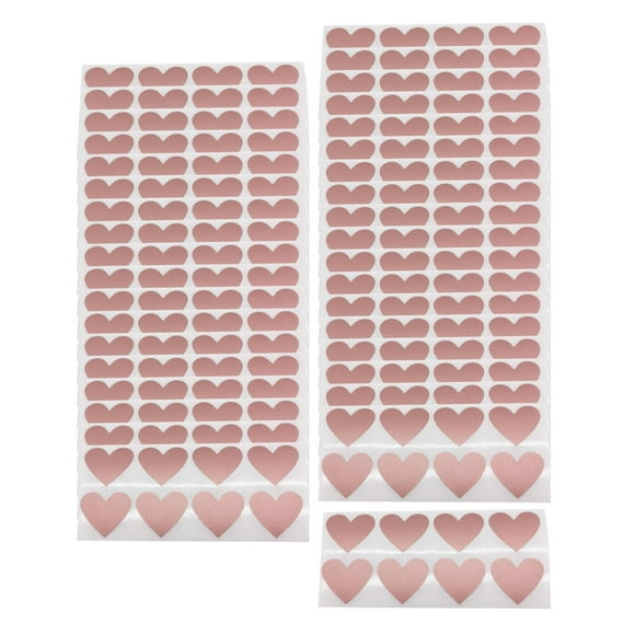 300 etiquetas adhesivas para rascar en forma de corazón, 25 mm mm para despedida de soltera, promociones comerciales, revelación de género rosa Fernando Pegatinas para raspar
