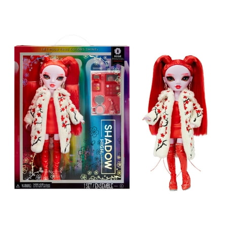 Rainbow High Shadow High Rosie Red Fashion Doll, Fashionable Outfit, Extra Long Hair & 10+ Colorful Play Accessories. Kids Gift 4-12 Years & Collectors