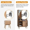 thumbnail image 4 of Paquete de 3 correas antivuelco para muebles: kit de anclaje de pared de seguridad para proteger a bebés, niños y mascotas, 4 of 5