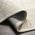 thumbnail image 4 of Hauteloom Cork Wool Living Room, Bedroom Area Rug - Bohemian, Transitional - High Pile - Cream - 5' x 7'6", 4 of 5