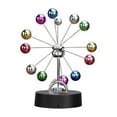 thumbnail image 1 of Magnetic Galaxy Ferris Wheel Perpetual Motion Desk Toy Solar System Model Physics Science Decor with Rotating LED Balls for Office/Home (22.5x17cm), 1 of 1