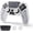 White, variant on GeekShare PS5 Skin Silicone Protective Case + Thumb Grips + Sticker for PS5 Controller Black