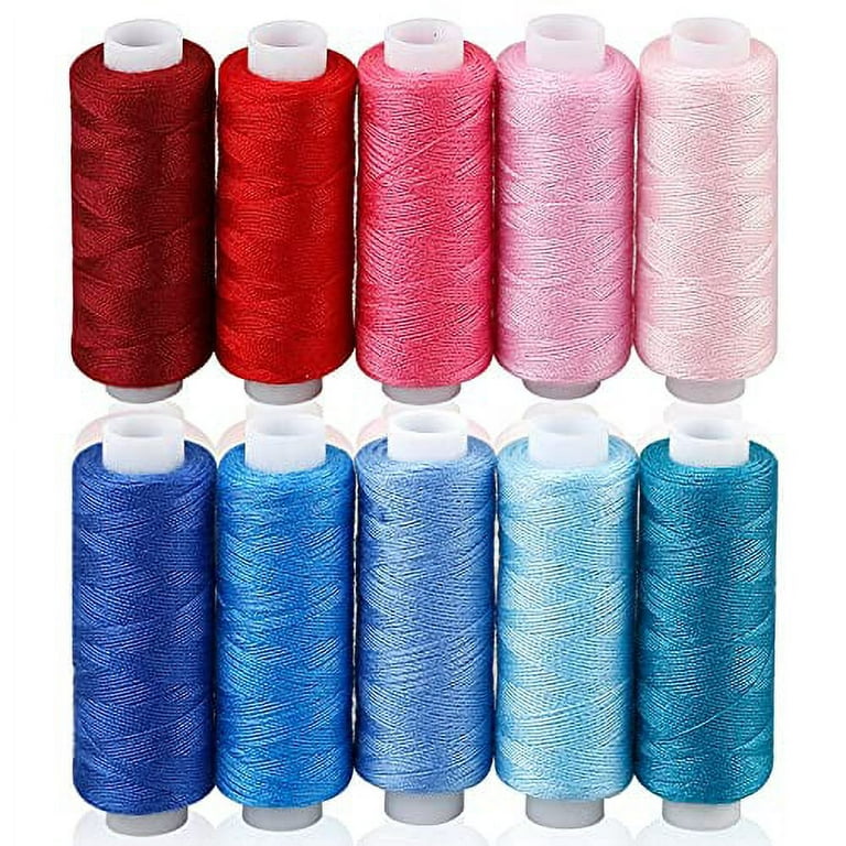 CiaraQ Sewing Threads Kits, 30 Colors Polyester 250 Yards Per Spools for  Hand Sewing & Embroidery