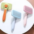 thumbnail image 5 of Kumdkd Self-Cleaning Deshedding Brush for Dogs & Cats – Gentle Grooming Tool with Stainless Steel Pins, 3 Colors, Lightweight (Green, 9x5cm), 5 of 6