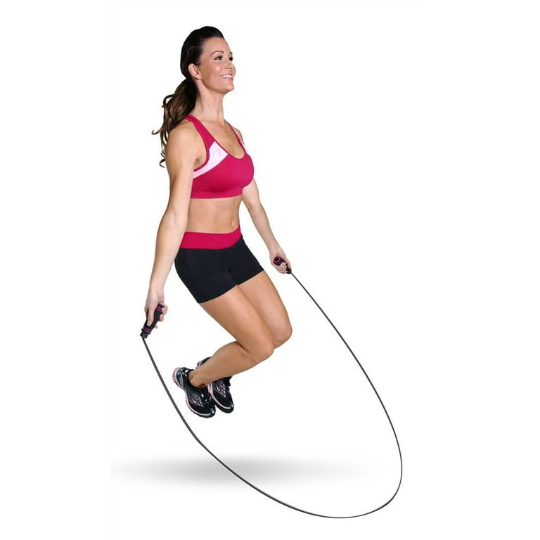 Tone Fitness Adjustable Weighted Jump Rope 