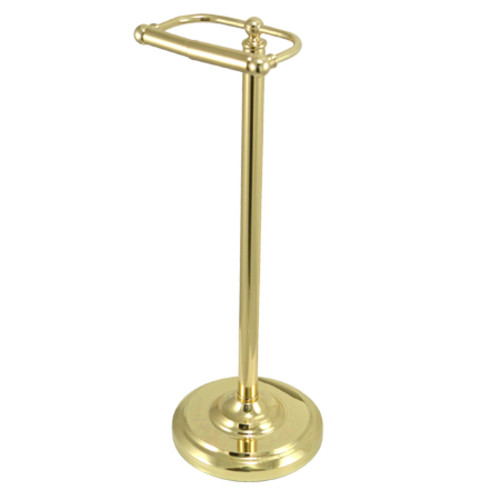 Elements of Design St. Louis DS2002 Pedestal Toilet Paper Holder, Polished Brass