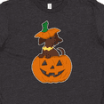 thumbnail image 4 of Inktastic Halloween Dachshund in Pumpkin Youth T-Shirt, 4 of 5
