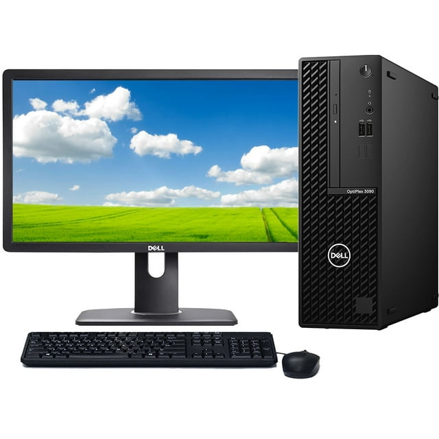 Restored Windows 11 Desktop Computer Dell 3090 SFF | Quad Core i3 3.7GHz CPU | 32GB RAM | 256GB SSD | 22" LCD | Home or Office PC (Refurbished)