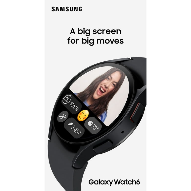 Samsung Galaxy Watch6, 44mm, LTE, Graphite - Smart Health & Active Wearable - Walmart.com Samsung Galaxy Watch6, 44mm, LTE, Graphite - Smart Health & Active Wearable - Walmart.com