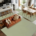 thumbnail image 5 of Sage Green 3x5 Area Rugs, Farmhouse Solid Green Color Modern Art Non-Skid Rubber Backing Large Rectangle Rugs - Living Room Bedroom Home Office, Indoor Floor Mat Carpets Washable Rug, 5 of 9