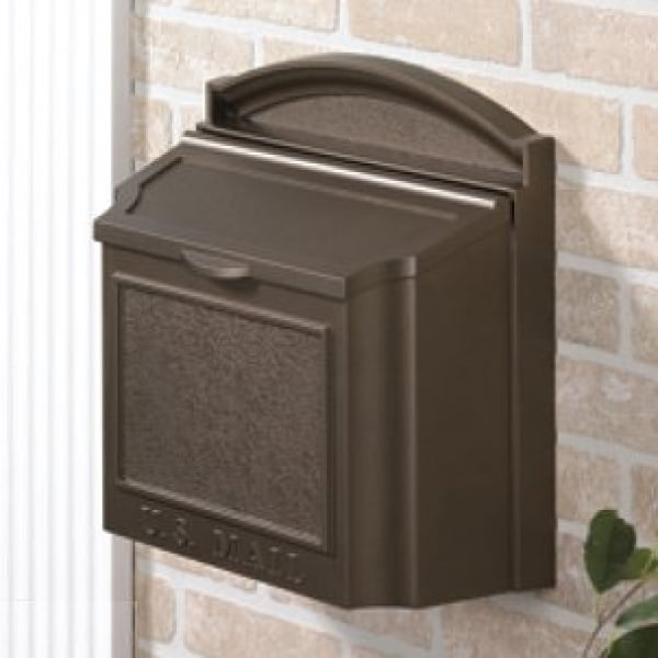 Wall Mounted Locking Mailbox Color: French Bronze by Whitehall Products LLC