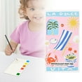 thumbnail image 5 of Mini Watercolour Paint Pad DIY Watercolor Painting Book Includes Paints And Brush For Developing Drawing Skills, 5 of 8