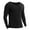 Black, variant on JTieacloth Sleep Shirt for Men Mens Winter Thermal Underwear Seamless Single Piece With Thickened AutumnClothing In The Autumn To Wear The Foundation Of The Bottom Cold Cotton Sweater Beige