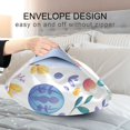 thumbnail image 4 of Yayeee Pillowcase King Size Set of 2 Satin Wrinkle Resistant Pillow Case, Purple Easter Eggs, 4 of 8
