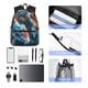 thumbnail image 4 of Easygdp Cute Koi Fish Serenity Mochila Casual para Portátil, Mochila para Escuela, Viajes, Negocios, 4 of 6