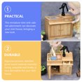 thumbnail image 3 of Simulation Furniture Sink Cabinet Miniature Furniture Sink Cabinet Accessory for Mini House, 3 of 8