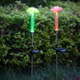 thumbnail image 5 of 4-pack Outdoor Lawn Decorative Lamps with Bubble Effect Color-Changing LED Solar Garden Lights, 5 of 8