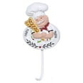 thumbnail image 3 of Resin 3D Italy Chef Adhesive Decorative Hooks Wall Mount CartoonTowel Storage Hook for Home Kitchen Restaurant-#5, 3 of 3