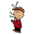 thumbnail image 3 of Northlight Peanuts Charlie Brown with Iconic Tree Double Sided Christmas Window Cling Decoration, 3 of 6