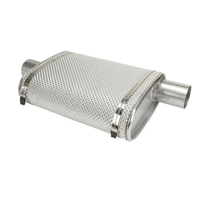Design Engineering (DEI) 010455 Exhaust Muffler Heat Shield 10 Mil Dimpled Aluminum With 1/8