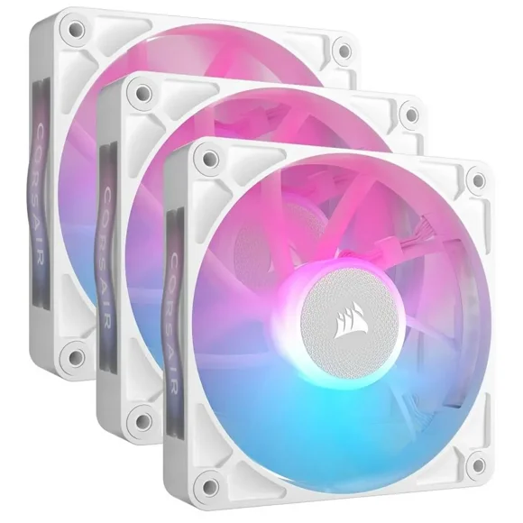 Corsair - CORSAIR iCUE Link RX120 RGB Triple Starter Kit - case fan
