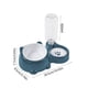 thumbnail image 4 of Cuenco elevado de dos en uno para gatos y perros, con dispensador de agua y comedero inclinado, 4 of 6