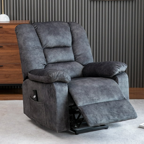 SEGMART Electric Power Lift Recliner Chair, Velvet Sofa Chair With 5