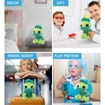 thumbnail image 4 of DolliBu Large Green Sea Turtle – Sparkle Eyes Doctor Plush Toy - Super Soft Turtle Doctor Stuffed Animal with Scrub Uniform and Cap Outfit - Fluffy Doctor Toy Plush - 10 Inch, 4 of 7