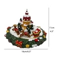 thumbnail image 2 of Navidad Castillo Ciervo Santa Claus Resina Artesanía Decoración Sin Velas Para Dormitorios Sala De Estar Decoración Ornamento Yuarrent HA039101-00, 2 of 6