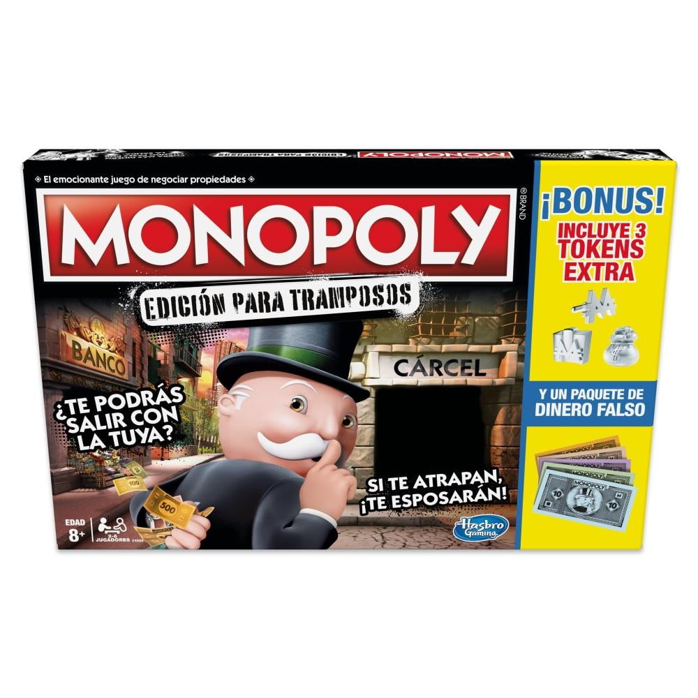 Monopoly Edición para Tramposos Hasbro Gaming Bonus Pack Walmart